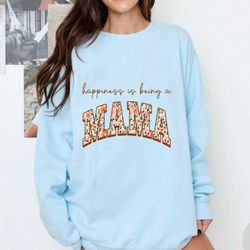 Happiness Being A Mama Png, Floral Mama Png, Mom Sublimation Png, Mama Shirt Design, Mother's Day Png, Sublimation Desig