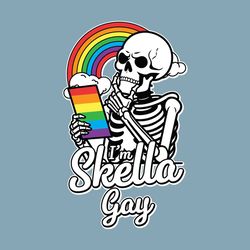 LGBT Skeleton Pride SVG