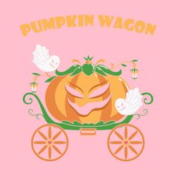 Ghostly Pumpkin Wagon