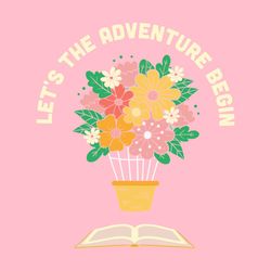 Let's the Adventure Begin Book Floral
