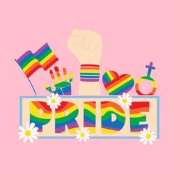 LGBT Rainbow Flag Fist
