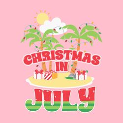 Christmas in July Summer Beach Vacation
