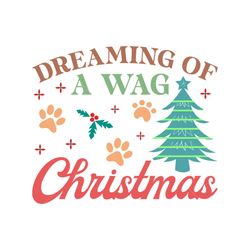 Dreaming of a Christmas Dog Sublimation