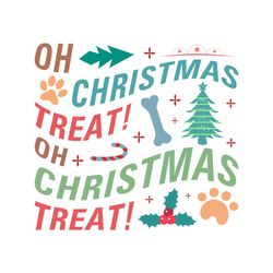 Oh Christmas Dog Saying Sublimation SVG