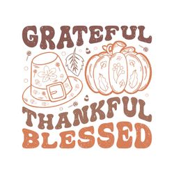 Grateful Retro Thanksgiving Sublimation