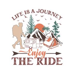 Life is a Camping SVG Sublimation Design