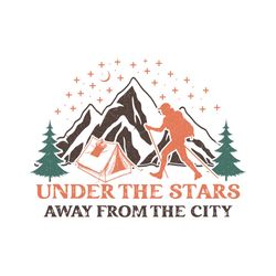 Under the Stars Camping SVG Sublimation