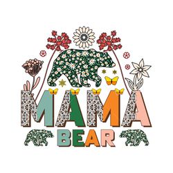 Mama Bear Mother's Day SVG Sublimation