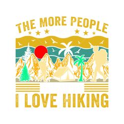 The More People Adventure Hiking TShirt