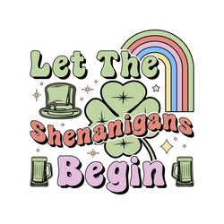 Shenanigans St Patrick's SVG Sublimation