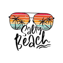 Salty Beach with Sunglasses Png
