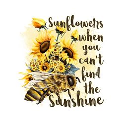 Sunflowers an Bees Png, Sunflowers Png