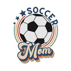 Soccer Png, Retro Soccer Mom Sublimation