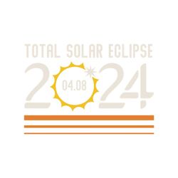 Solar Eclipse Svg, Total Eclipse 2024