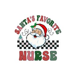 Christmas Nurse SVG, Santa's Favorite