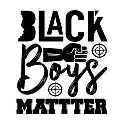 Black Boys Matter Svg