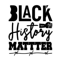 Black History Matter Svg Cutting Files