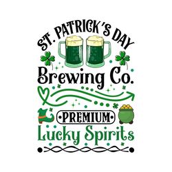 Farmhouse St.Patricks Lucky Spirits Svg