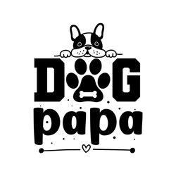 Dog Papa Funny Cute Dog Svg