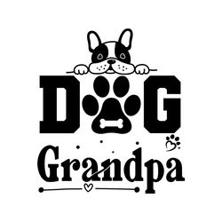 Dog Grandpa Funny Cute Dog Svg