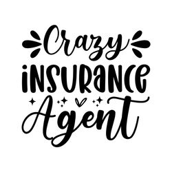Crazy Insurance Agent Svg