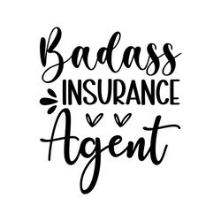 Badass Insurance Agent Svg