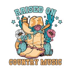 Raised on Country Music SVG
