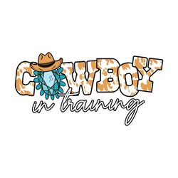 Cowboy in Training Kids SVG