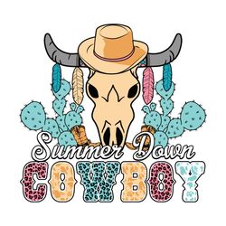Summer Down Cowboy SVG