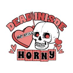 Horny Skeleton Valentine Humor SVG