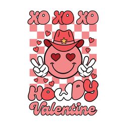 Emoji Heart XOXOXO Howdy Valentine
