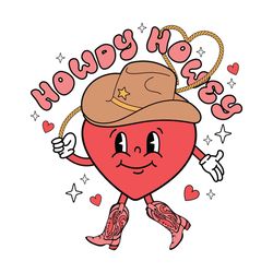 Smiley Cowboy Howdy Honey SVG