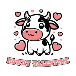 Cow Love Cowboy Valentine SVG