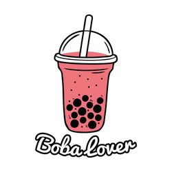 Boba Lover SVG Boba SVG