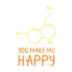 You Make Me Happy Chemistry SVG