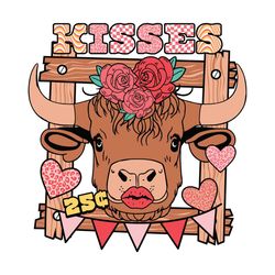 Kisses 25 Cent Howdy Western Valentine