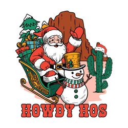 Howdy Hos Western Christmas Santa
