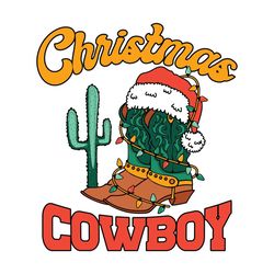 Christmas Cowboy Western Boots