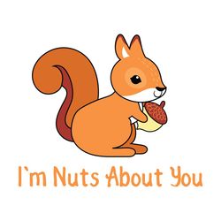 Nuts About You Love SVG