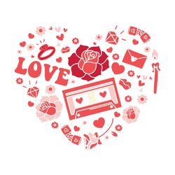 Heart Design Doodle Valentine