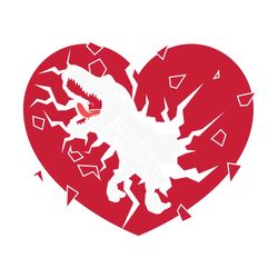 Dino Love Heart Valentine Clash