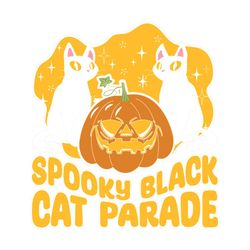 Spooky Black Cat Parade
