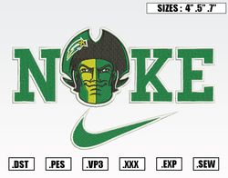 Nike X George Mason Patriots Mascot Embroidery Designs, NFL Embroidery Design File Instant Download