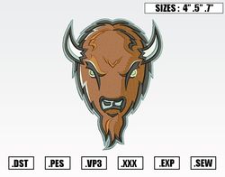 Marshall Thundering Herd Mascot Embroidery Designs, NFL Embroidery Design File Instant Download