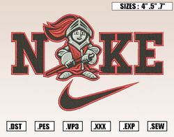 Nike X Rutgers Scarlet Knights Mascot Embroidery Designs, NFL Embroidery Design File Instant Download