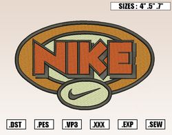Retro Nike Logo Embroidery Designs, Nike Trend Embroidery Design File Instant Download