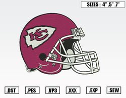 Kansas City Chiefs Embroidery Designs, NCAA Embroidery Design File Instant Download
