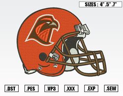 Bowling Green Falcons Helmet Embroidery Designs, NFL Embroidery Design File Instant Download