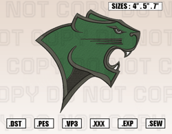 Chicago State Cougars Logos Embroidery Design File, Ncaa Teams Embroidery Design File Instant Download