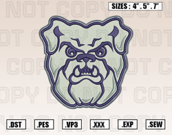 Butler Bulldogs Logos Embroidery Design File, Ncaa Teams Embroidery Design File Instant Download
